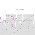 vidaXL súprava oplotenia Sada 2 Lesná zelená Plastom potiahnutý kov – Obrázok 13