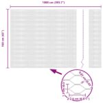 vidaXL Hexagonálna ohrada Sivá 1.6x10 m Oceľ – Obrázok 11