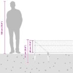 vidaXL Hexagonové oplotenie Sivé 0,4x25 m Oceľ – Obrázok 12