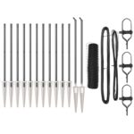 vidaXL Hexagonové oplotenie Sivé 0,4x25 m Oceľ – Obrázok 2