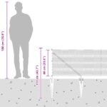 vidaXL hexagonálne oplotenie sivé 0.6x25 m oceľ – Obrázok 13