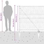 vidaXL Hexagonálne oplotenie Sivé 1.4x25 m Oceľ – Obrázok 13