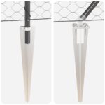 vidaXL Hexagonálne oplotenie Sivé 1.4x25 m Oceľ – Obrázok 6