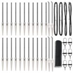 vidaXL Hexagonový plot sivý 0.4x50 m oceľ – Obrázok 2