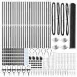 vidaXL Hexagónový plot sivý 1,4x50 m z ocele – Obrázok 4