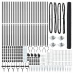 vidaXL Hexagonový plot sivý 1.6x50 m oceľ – Obrázok 2