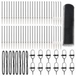 vidaXL Hexagonálny plot Sivý 1x100 m Ocel – Obrázok 2