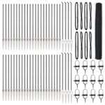 Hexagonový plot vidaXL Sivý 1.2x100 m Ocel, Plotové stĺpy vidaXL so špikutami 13 ks Ø32 mm 140 cm Pozinkovaná oceľ – Obrázok 2