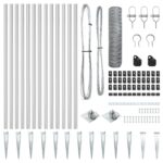 vidaXL šesťuholníková brána 0,5x10 m pozinkovaná oceľ – Obrázok 4