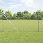vidaXL Hexagonálne oplotenie 1x10 m pozinkovaná oceľ