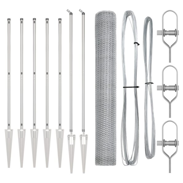 vidaXL Hexagonový plot 1,2x10 m pozinkovaná oceľ – Obrázok 2