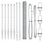 vidaXL Šesťuholníkový plot 1,6x10 m pozinkovaná oceľ – Obrázok 2