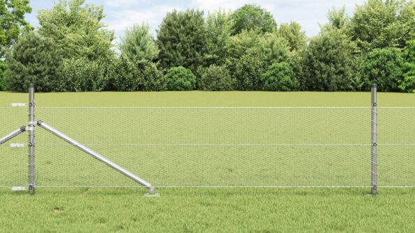 vidaXL súprava plotov Sada 2 Pozinkovaná oceľ 25 x 0.5 m – Obrázok 1