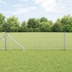 vidaXL Hexagon Fence 0.6x25 m Pozinkovaná oceľ