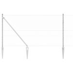 vidaXL plotový set Sada 2 Pozinkovaná oceľ 25 x 1.2 m Odolný – Obrázok 6