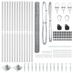 vidaXL šesťuholníkový plot 1.6x25 m pozinkovaná oceľ – Obrázok 4