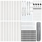 vidaXL Hexagonový plot 0.5x50 m pozinkovaná oceľ – Obrázok 4