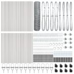 vidaXL Hexagonový plot 0,5x100 m Pozinkovaná oceľ – Obrázok 4