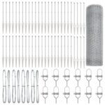 vidaXL šesťuholníková ohrada 1.2x100 m pozinkovaná oceľ – Obrázok 2