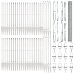 vidaXL Hexagonálny plot 1.5x100 m z pozinkovanej ocele – Obrázok 2