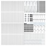 vidaXL Hexagónový plot 1.5x100 m Pozinkovaná oceľ – Obrázok 4