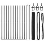 vidaXL súprava oplotenia Sada 2 Sivá Oceľ 25 x 1.2 m Trvácne – Obrázok 2