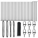 vidaXL Hexagonálne oplotenie Sivá 0.6x50 m Oceľ – Obrázok 2