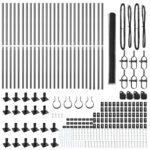 vidaXL Hexagonálny plot sivý 1.4x50 m oceľ – Obrázok 4