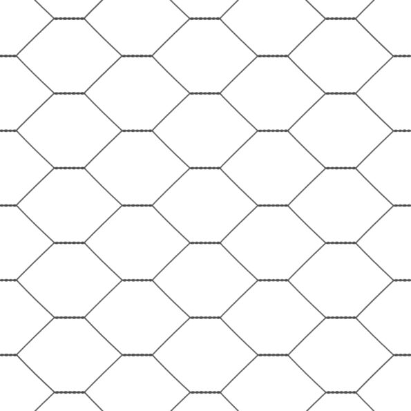 vidaXL Hexagónový plot sivý 1.6x50 m oceľ – Obrázok 9
