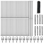 vidaXL Hexagonový plot Sivý 0.5x100 m Oceľ – Obrázok 4