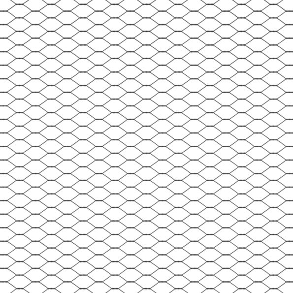 3353729_9.jpg vidaXL Hexagon Fence Grey 1x100 m Oceľ – Obrázok 9