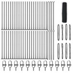 vidaXL Hexagonálne oplotenie sivé 1x100 m oceľ – Obrázok 2