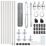 vidaXL Hexagonový plot 0,5x10 m pozinkovaná oceľ – Obrázok 4