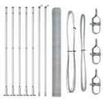 vidaXL Hexagonový plot 1,5x10 m pozinkovaná oceľ – Obrázok 2