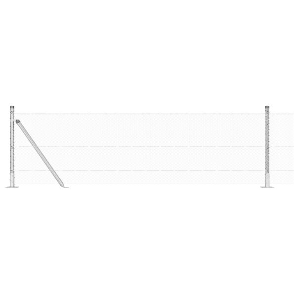 vidaXL Sada plotov Sada 2 Pozinkovaná oceľ 25 x 0.5 m Odolný – Obrázok 6