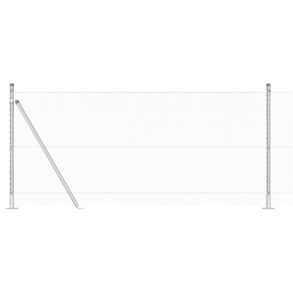 3353798_6.jpg vidaXL Súprava oplotenia Sada 2 Zinkovaná oceľ 25 x 1 m Odolná – Obrázok 6