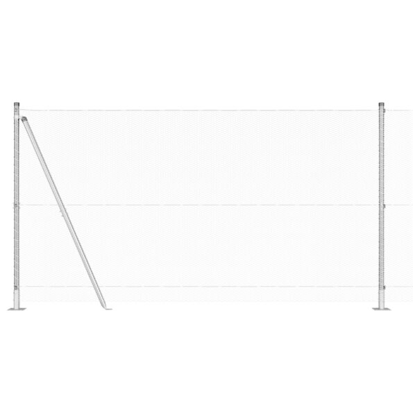 3353802_6.jpg vidaXL Sada plotu 2 kusy Pozinkovaná oceľ 25 x 1.2 m Odolný – Obrázok 6