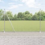 vidaXL Hexagonálne oplotenie 1,4x25 m pozinkovaná oceľ