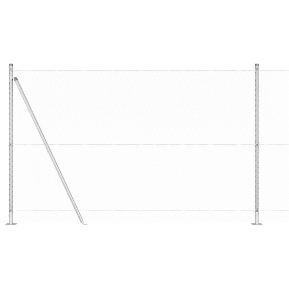 3353811_6.jpg vidaXL plotová súprava Sada 2 Pozinkovaná oceľ 25 x 1.5 m Trvácny – Obrázok 6