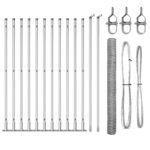 vidaXL Súprava oplotenia Sada 2 Pozinkovaná oceľ 25 x 1.5 m Trvácne – Obrázok 2