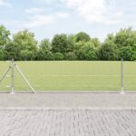 vidaXL Hexagónový plot 0,6x50 m Zinkovaná oceľ