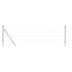 vidaXL Hexagónový plot 0,6x50 m z pozinkovanej ocele – Obrázok 6