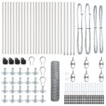 vidaXL Hexagonálny plot 0.6x50 m pozinkovaná oceľ – Obrázok 4