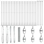 vidaXL Hexagónový plot 1.2x50 m Pozinkovaná oceľ – Obrázok 2