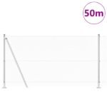 vidaXL Hexagónový plot 1.2x50 m Pozinkovaná oceľ – Obrázok 3