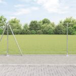 vidaXL Hexagónový plot 1.2x50 m pozinkovaná oceľ