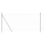 vidaXL hexagonový plot 0,8x100 m zinková oceľ – Obrázok 6