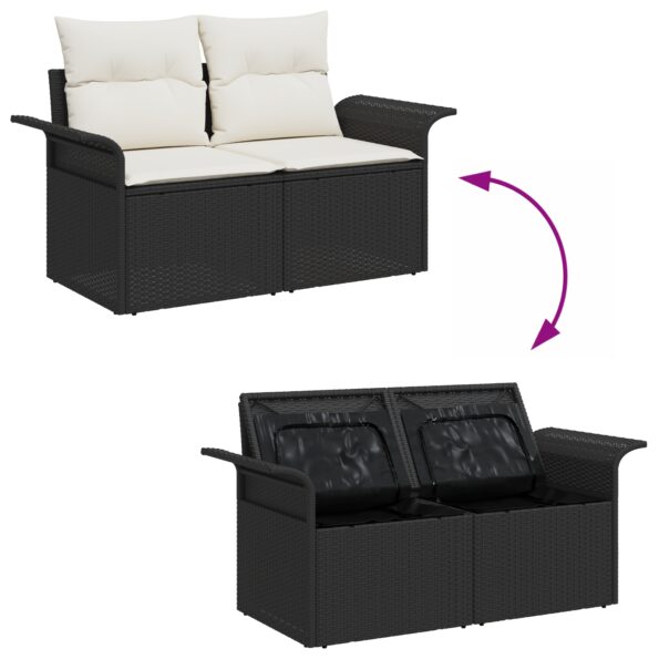 3354036_11.jpg vidaXL 5-dielny záhradný pohovkový set s vankúšmi hnedý poly ratan – Obrázok 11