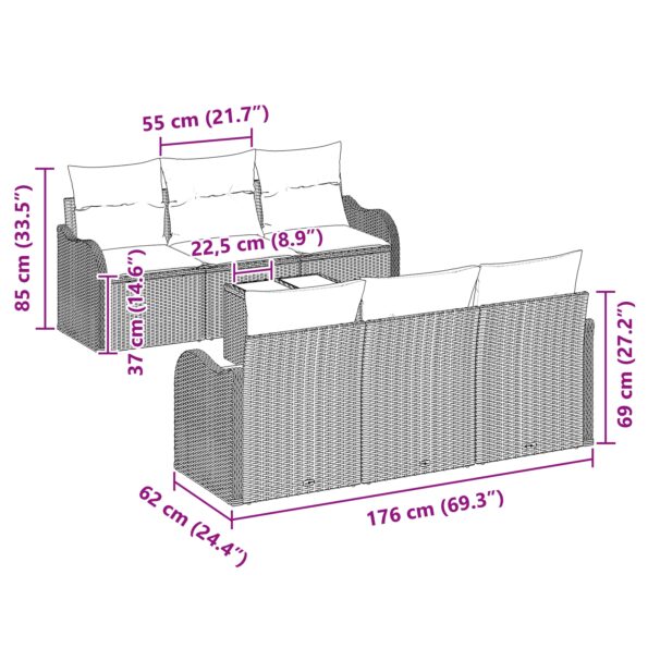 3354262_11.jpg vidaXL 7-dielna záhradná súprava s vankúšmi čierny poly ratan – Obrázok 11