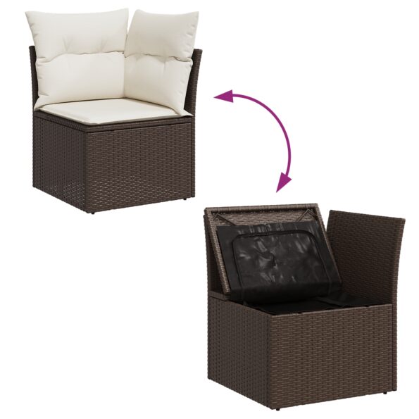 3355147_13.jpg vidaXL 7-dielny záhradný pohovkový set s vankúšmi šedý poly ratan – Obrázok 13